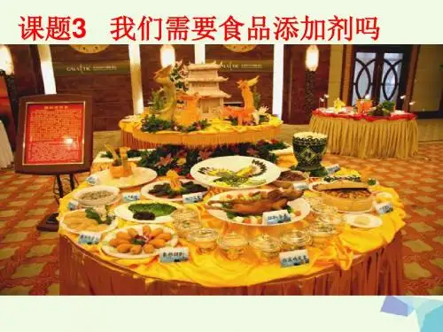 高中化学主题2摄取益于健康的食物课题3我们需要食品添加剂吗(第1课时)课件鲁教版选修1