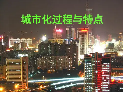 城市化过程与特点