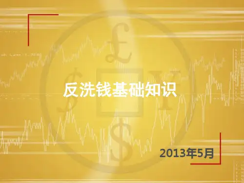 反洗钱--培训