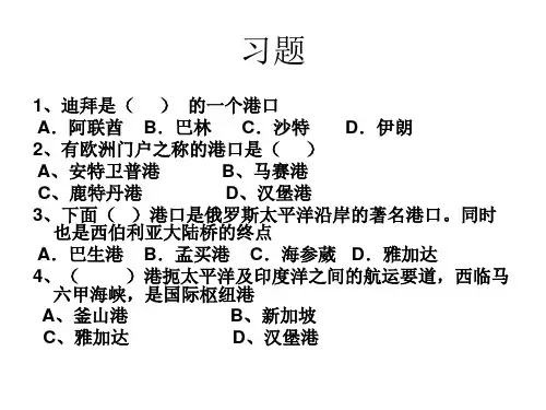 中国港口介绍