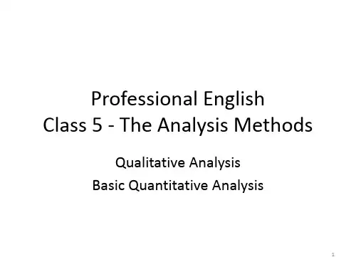 Qualitative Methods