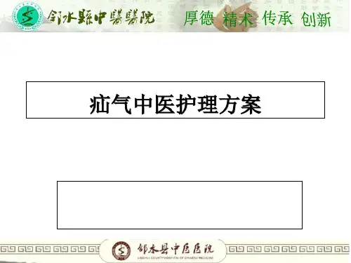 疝气中医护理方案精品课件