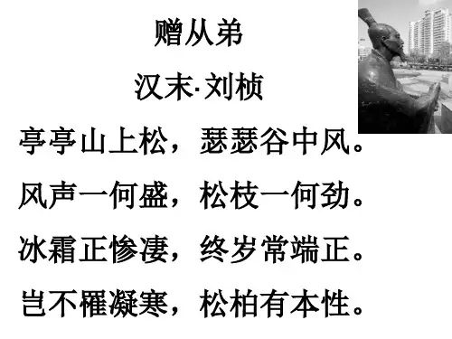 赠其弟(其二)