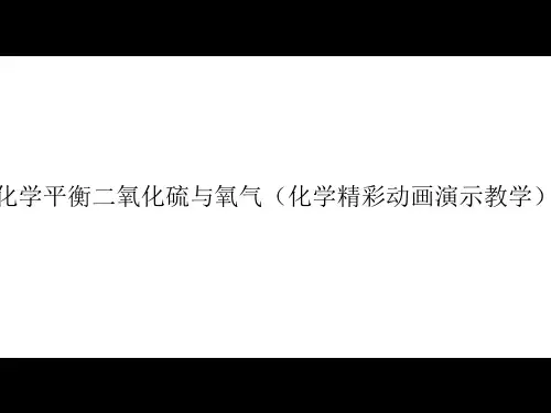 化学平衡二氧化硫与氧气(精彩动画演示教学)