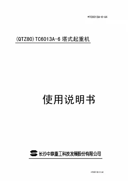 tc6013A-6说明书