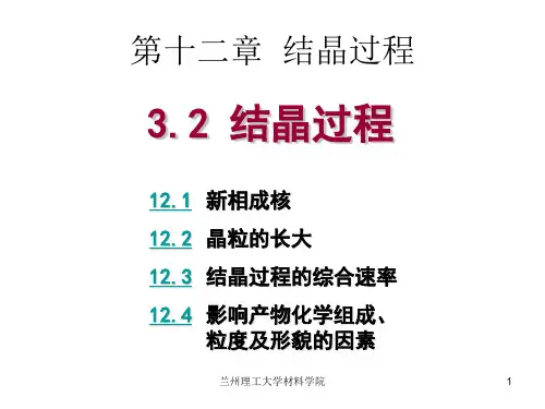 3结晶过程解析
