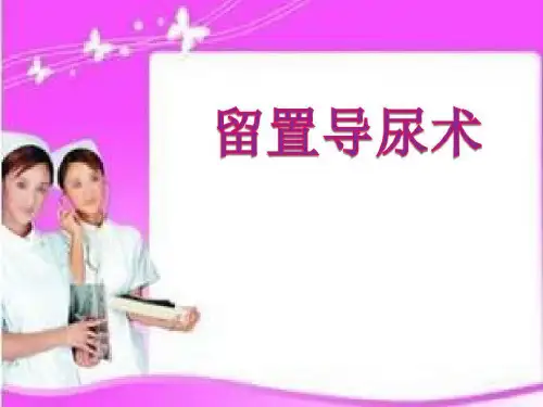 导尿Microsoft Office PowerPoint 演示文稿27页PPT