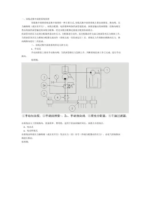 双线式集中润滑系统原理