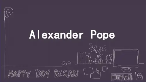 英国文学Alexander Pope简介