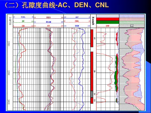 常规测井培训3-孔隙度曲线