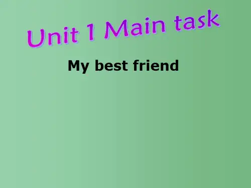 九年级英语《Unit1 Main task》课件 牛津版