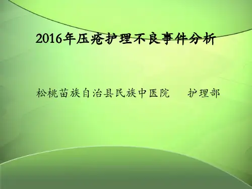 压疮不良事件分析2