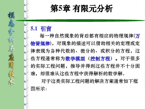 模态分析与综合技术第5章 有限元分析