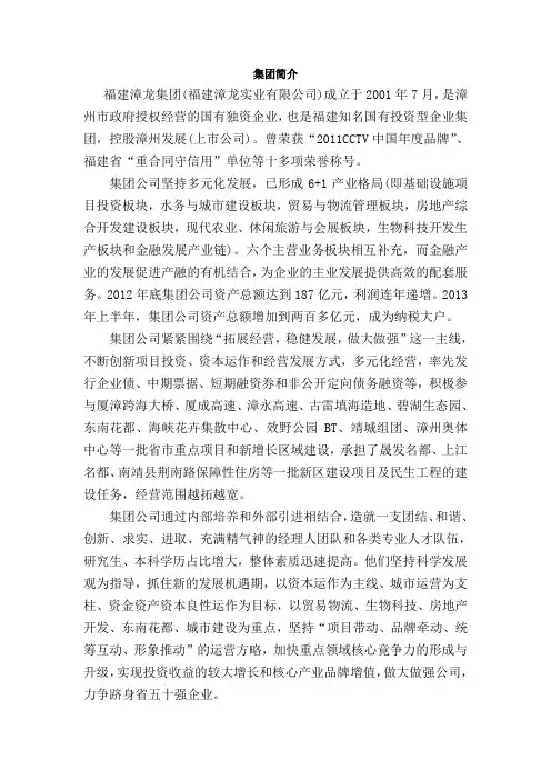集团简介