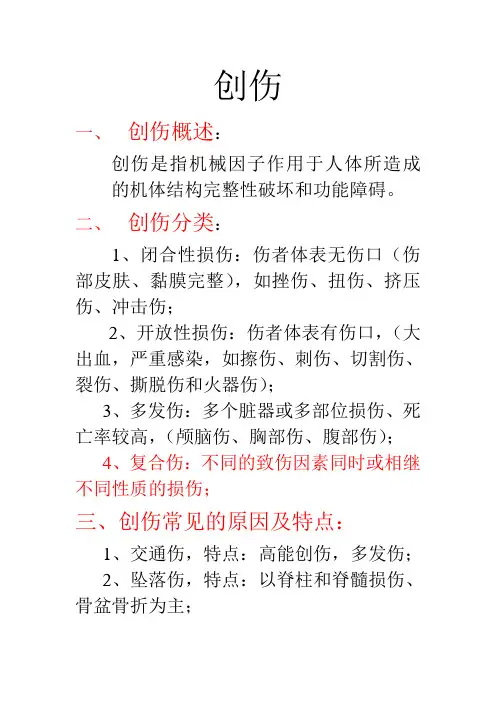 创伤课件