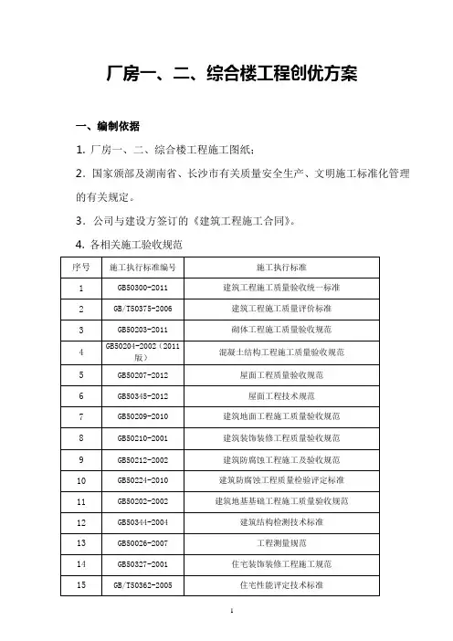 创优方案