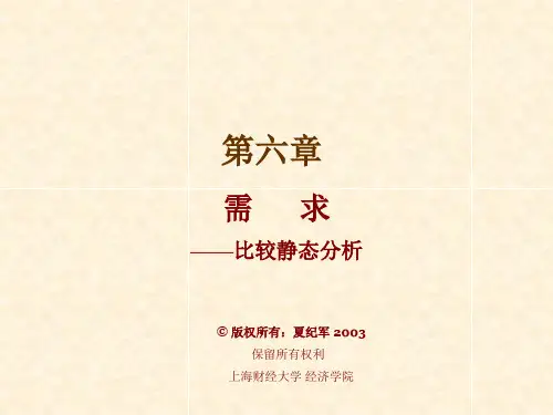 上财中级微观经济学Mic ch 06