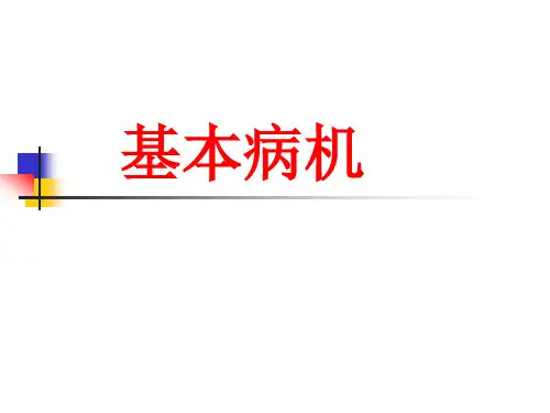 基本病机-虚实