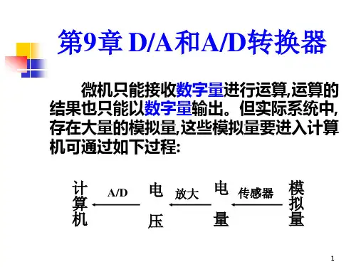 微机原理 第9章ADC和DAC
