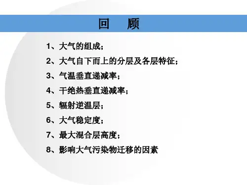 环境化学 第2章 大气环境化学2