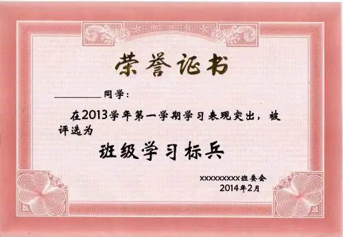 学习标兵