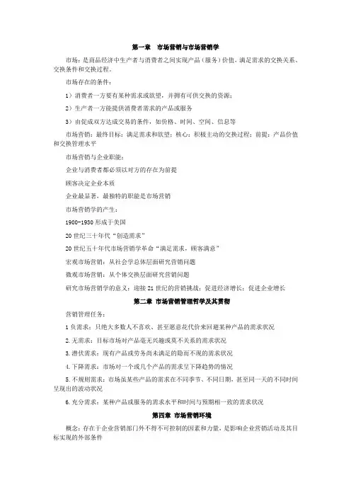 第一章  市场营销与市场营销学 2