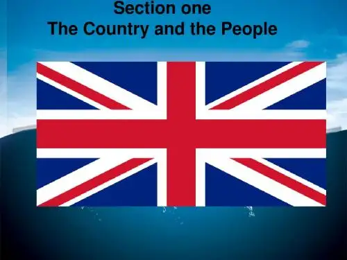 Section one The country and the people