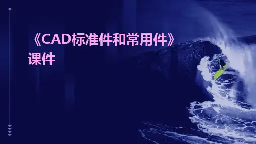 2024版《CAD标准件和常用件》课件