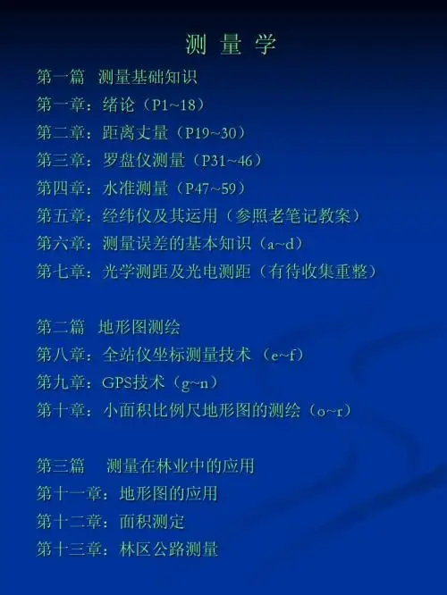 园林测量