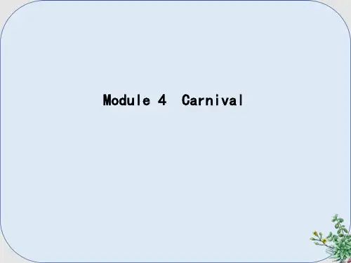 推荐-高考英语大一轮复习Module4Carnival课件外研版必修5