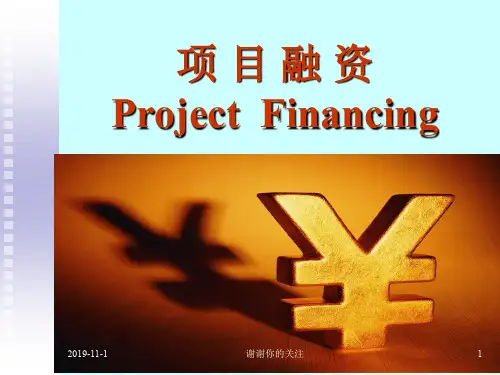 项目融资Project Financing.ppt