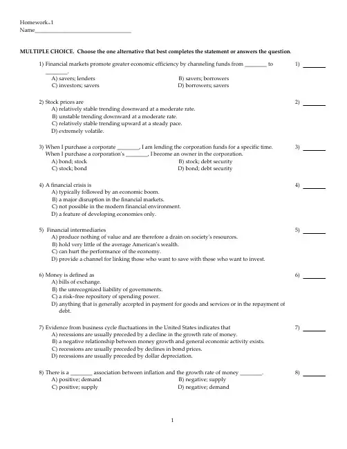 Homework-1 Ch1-Ch3_with answer key