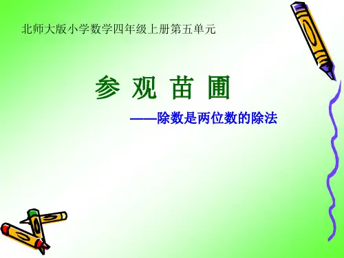 除数是两位数的除法PPT