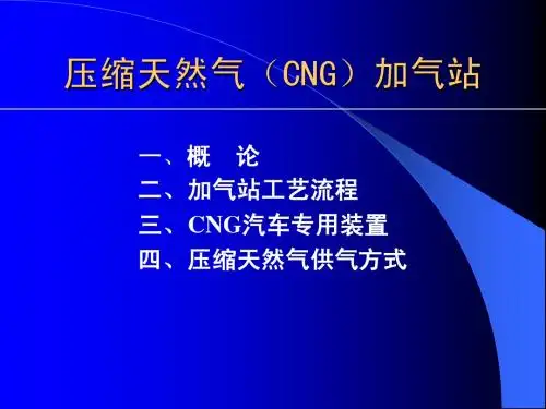 压缩天然气加气站