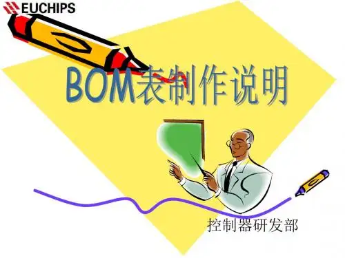 BOM表制作说明1