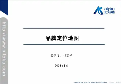 【市场营销战略之品牌定位】品牌定位地图