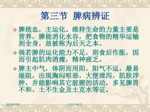 脏腑辨证之脾与肝
