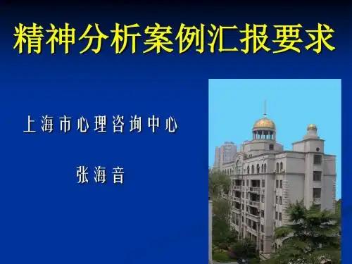 精神分析案例汇报要求
