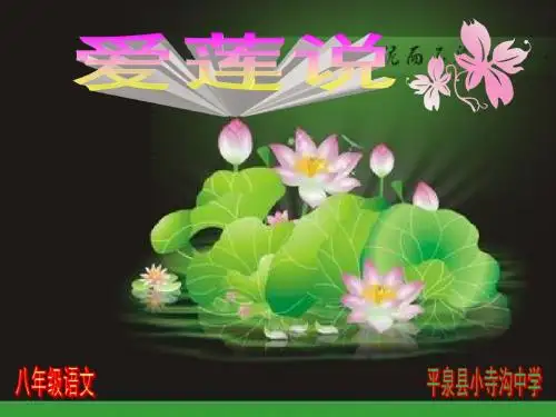 爱莲说精品1课时