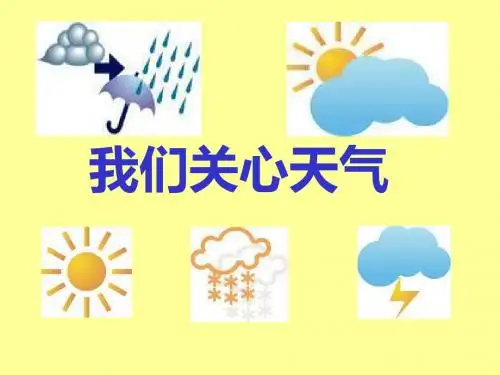 《我们关心天气》天气2优选公开课精品PPT