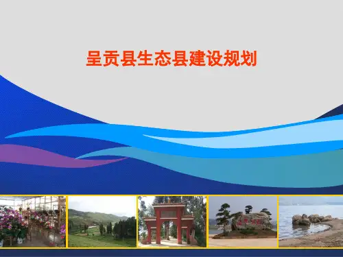 2019-2020呈贡县生态规划