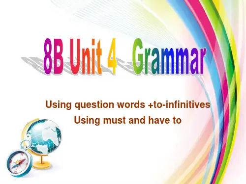 牛津译林版英语八下 Unit4 Grammar (共55张PPT)