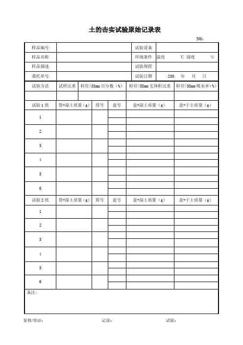 土的击实试验