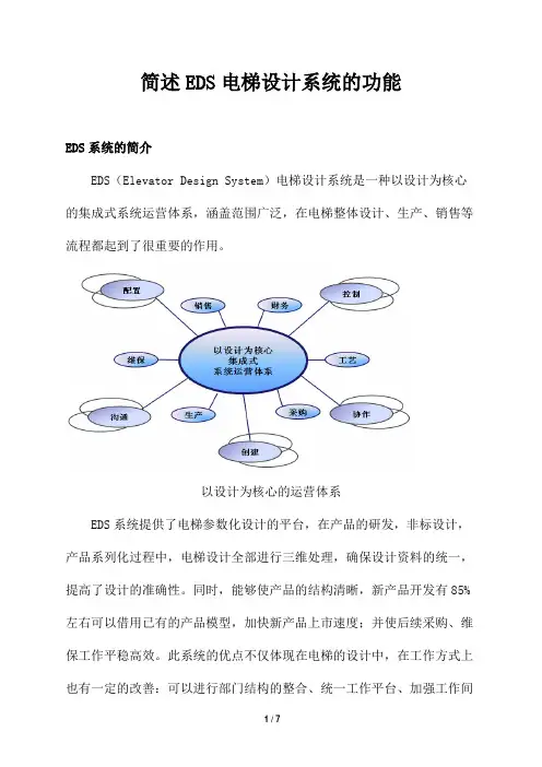 论文1--EDS电梯设计系统