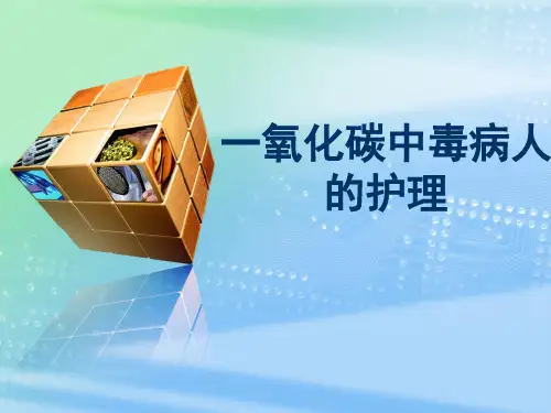 一氧化碳中毒病人的护理 PPT