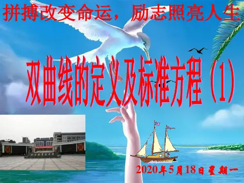 双曲线的定义及其标准方程(1)