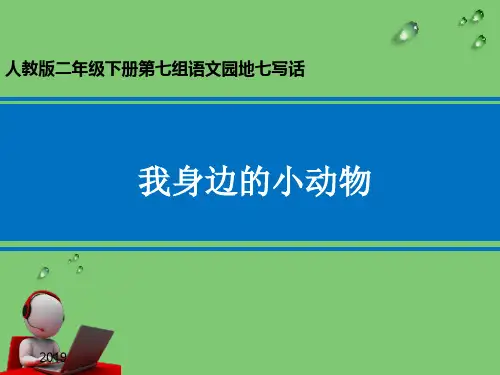 人教部编版二年级语文下册我身边的小动物