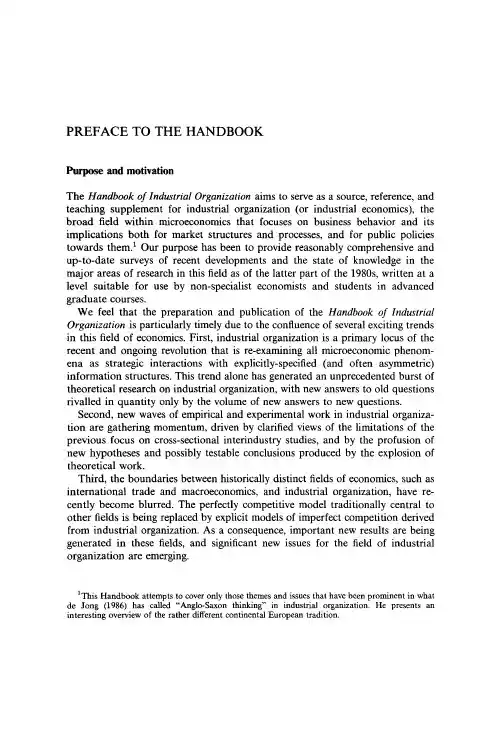Preface to the handbook