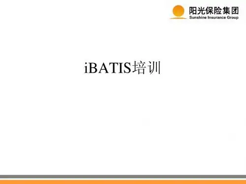 iBATIS培训-中文版