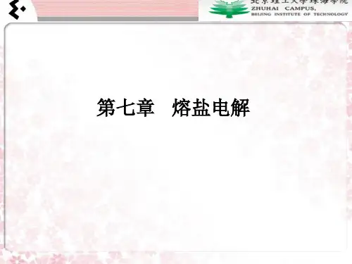 第7章 熔盐电解
